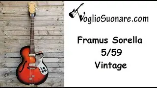 1960's Framus Sorella 5/59 &ndash;  German Vintage Archtop guitar / Gitarre