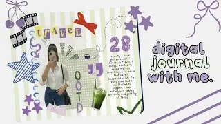 Digital Journal with Me on Canva | Scrapbooking, Pinterest Trendy