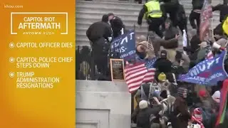 Capitol riot aftermath: Officer dies and more resignations | Top headlines for Jan. 8, 2021
