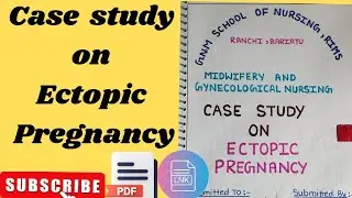 Case Study/NCP On Ectopic pregnancy (obg) //#ectopicpregnancy //#nursing
