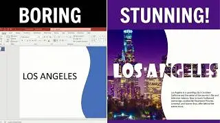 PowerPoint Presentation Skills - Holotext Effect Tutorial | Make Text Pop!