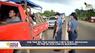 One time Big Time Random Checkpoint, isinagawa ng PNP sa Don Carlos, Bukidnon