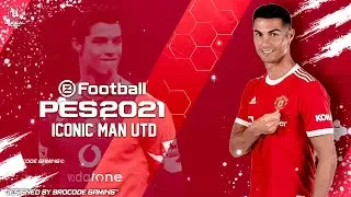 PES 2021 Mobile V5.6.0 Iconic Manchester United Patch | New Version Update 1 GB OBB Download