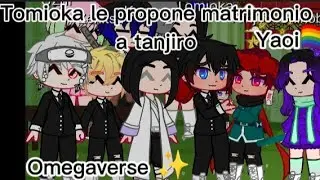 tomioka le propone matrimonio a tanjiro*Omegaverse*Yaoi 🏳️‍🌈*Giyuutan🌊❤️