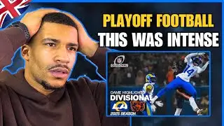 Los Angeles Rams vs Chicago Bears Highlights | 2025 NFL Season Divisional Round | BRITISH REACTION