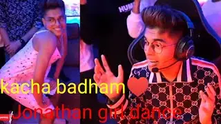 jonathan girl dance on kacha badham💃😀BabyGirl or wot/ M4 Arun yt