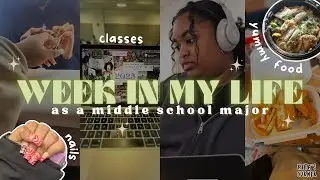 FIRST WEEK OF SPRING SEMESTER !! | towson university middle school major | sophomore edition
