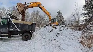 Backfilling Foundation and Trucking Fill