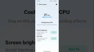 Reduce temperature in phone just one click/#vivo