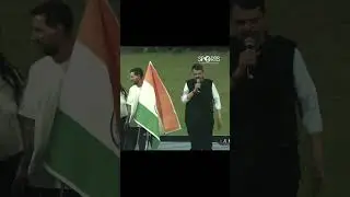 Crowd booed to maharashtra CM Devendra Fadnavis at Messi GOAT tour. #viral #shorts