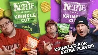 We try kettle cooked chips with krinkles 🤨😋#snacks #snacklife #foodreview #food