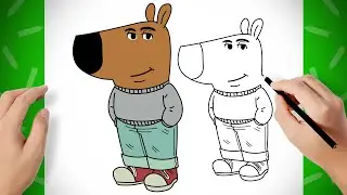 How to draw Chill Guy