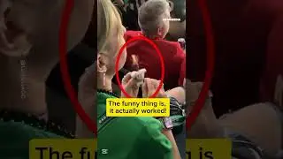 During the Super Bowl, a fan performed black magic |Supper Bowl #superbowl #shorts #blackmagic