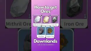 How to get Ores - Dawnlands #dawnlands #shorts #tutorial #survival #game #new #ore #iron #mithril