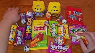 ASMR Most Popular Candies 🍭 | Rainbow Lollipop Candy Sounds