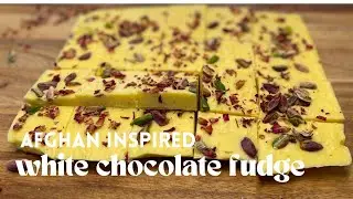 White Chocolate Fudge Recipe - Afghan Style - Saffron Rose