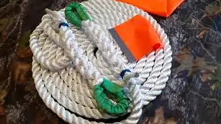 Dynamic Rope  For Extreme.  Рывковый динамический трос для джипа. видео обзор 4extreme.com.ua.