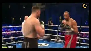 Johnny Fisher vs Gabriel Enguema disrespect each other with a Brutal Jab to the face | Slow Mo