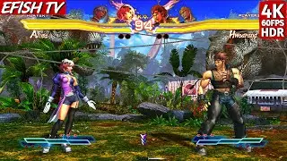 Алиса и Елена против Хворанга и Коди (самый сложный ИИ) - Street Fighter X Tekken