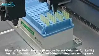 Pipette Tip Refil System For 10ul Tips and 200ul Tips - Random Select Columns Pipette Tip Refill