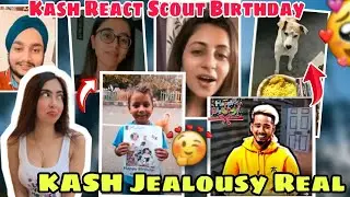 Kash React On Scout Birthday Shorts ❤️ Kashvi Reaction Scout Birthday Shorts ⚡#kashvi #scout #kash