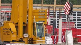 Mobilkran Liebherr LTM 1450 8.1 - Montage Potain MDT 269 (Teil 2)