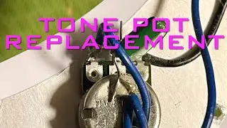 Tone pot replacement for my P bass copy by Mr Jommins with special guest Keith Marlowe of The Miners