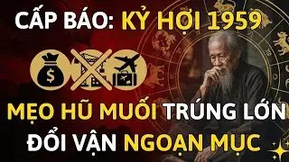Vận Mệnh Kỷ Hợi 1959: Đặt Muối Chỗ Này Là Rước Thần Tài, Con Cháu Hưởng Phúc Lớn | Tử Vi Vận mệnh