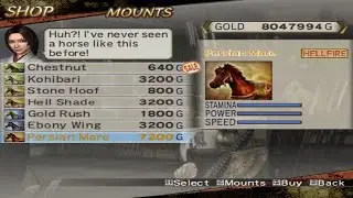 Getting the Persian Mare Horse - Samurai Warriors 2