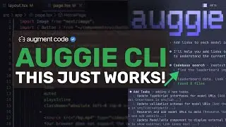 Auggie CLI: Этот AI CODER CLI &mdash; настоящая РАБОЧАЯ ЛОШАДКА!