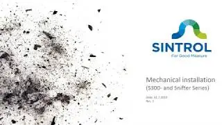 Sintrol Snifter, S200 and S300 Mechanical Installation