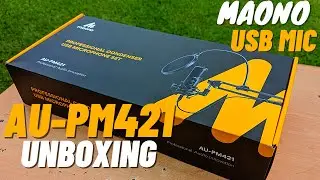 Unboxing The Maono USB AU-PM421 Condenser Mic