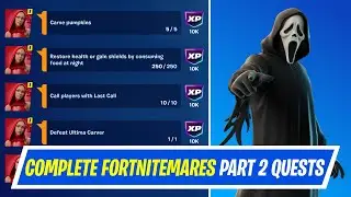Fortnite Complete Fortnitemares Quests (Part 2) - How to EASILY Complete Tricks or Treats Quests