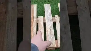 sawhorse made out 2 euro pallets #diy #logburner #woodworking #wood