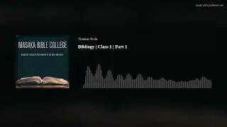 Bibliogy | Class 1 | Part 1