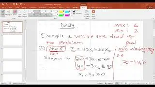 Duality lesson part 1