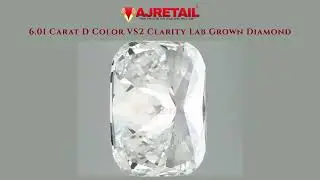 💎 6.01 Carat D Color VS2 Clarity Lab Grown Diamond #labgrowndiamond #ajretail