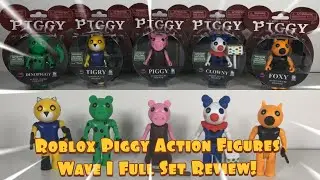 Roblox Piggy Action Figures Wave 1 Full Set Review!!!