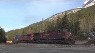CP Intermodal Climbing the Laggan Sub at Yoho