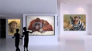 ALAN M HUNT  WILD LIFE ARTIST