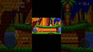 Sonic CD (mobile)-gameplay part 1- Palmtree Panic