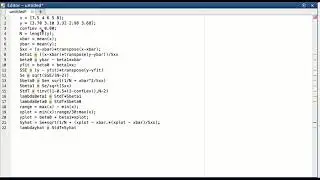Linear Regression MATLAB
