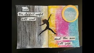 Take 5 Art | Art Journal Challenge | Mixed Media | Visual Journaling
