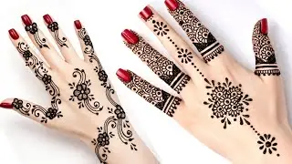 Simple Mehndi Designs 2026/Cute henna design for back hand/Cone Design/Mehandi ka Design/Eid mehndi