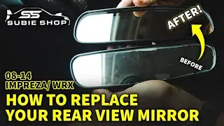 Replace Your Broken Rear View Mirror on your Impreza & Forester