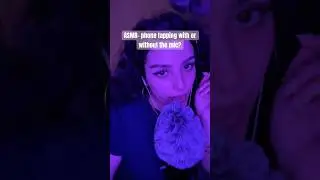 ASMR - phone tapping with and without the mic 🎙️ #asmr #phonetapping