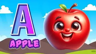 Фонетическая песенка 2 с двумя словами в 3D-формате - A для самолета - Песни и звуки алфавита ABC