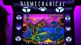 Biomechanical Toy Arcade Cabinet MAME Playthrough w/ Hypermarquee