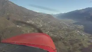 Lake Como Seaplane Flying, touch and go in Caiolo