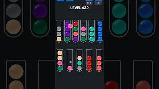 Ball Sort Puzzle n&iacute;vel 432 #games #gaming #gameplay #androidgames #puzzle #level #gamer #sorts #pop